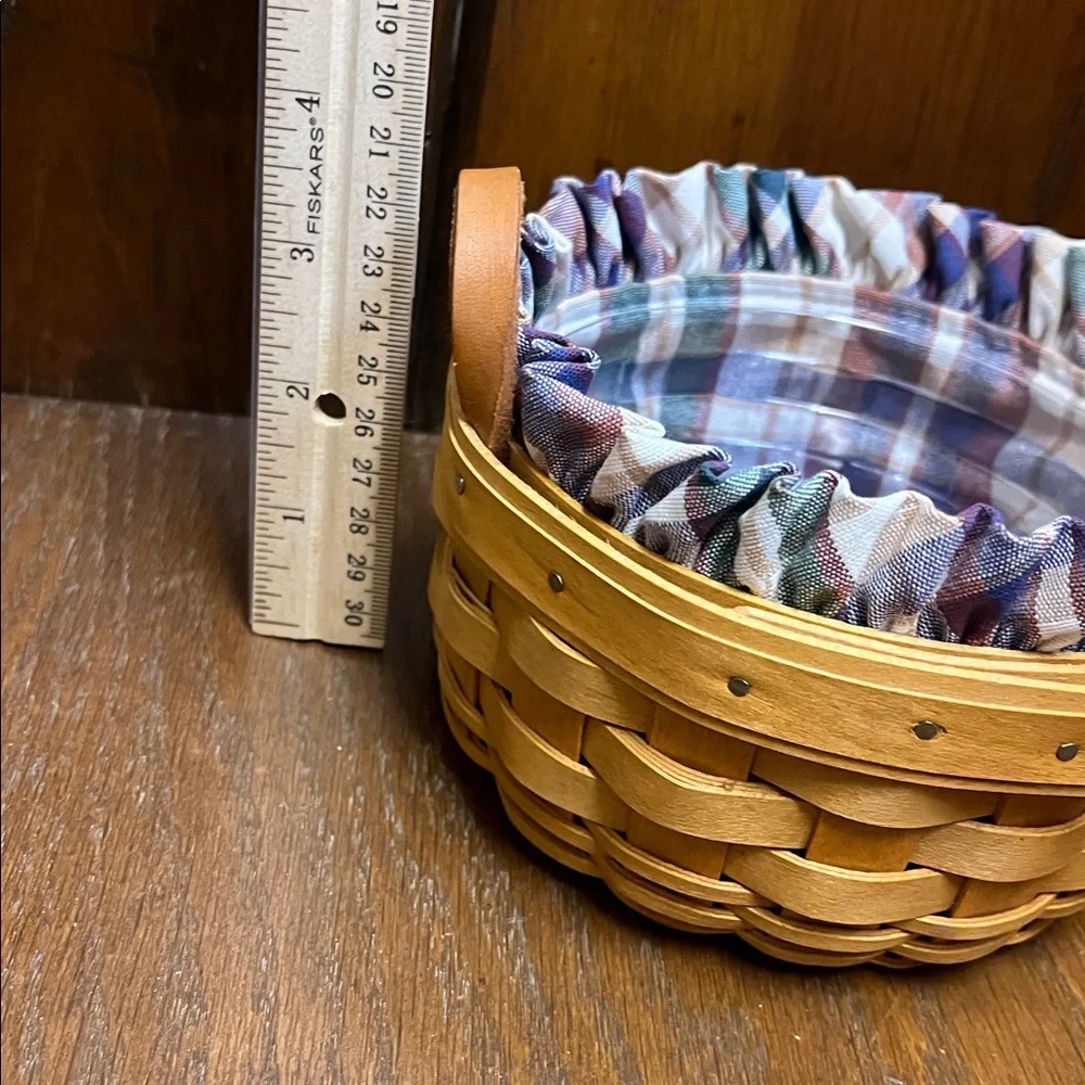 Longaberger Handwoven Basket in Warm Brown